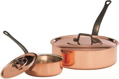 Produktbild von BAUMALU Sauteuse + Deckel Kupfer - 24 cm