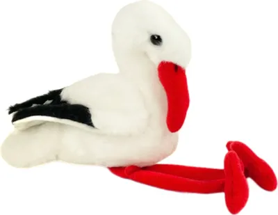 Produktbild von Kuscheltier Storch 15 cm Plüschtier