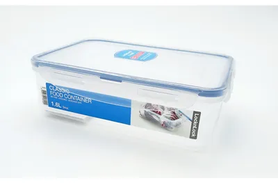 Productafbeelding van Voedselcontainer rechthoekig - Lunchbox - 1,6 l - Luchtdicht met deksel