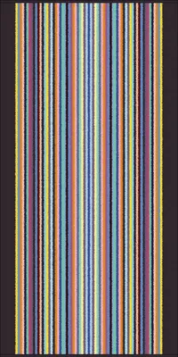 Produktbild von Cawö Duschtuch Remake Farbe anthrazit-multicolor Größe 70x140