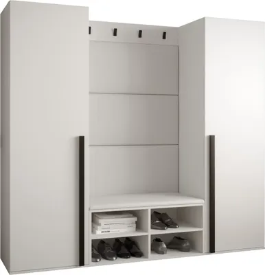 Produktbild von Garderobe MIRO Set 9 mit gepolsterten Paneelen Industrial Design