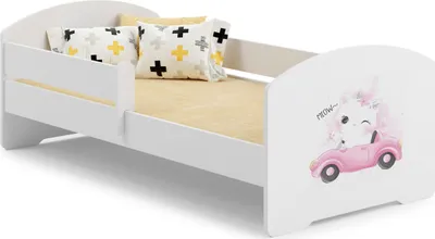 Obrázek produktu pro LUK dětská postel 160x80 se zábradlím - KOT
