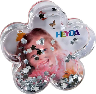 Produktbild von HEYDA Schneekugel "Glitzerblume"