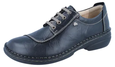 Obrázek produktu pro F n Comfort Lex gton Dámská šněrovací obuv z kůže s popraskanou kůží černá - 37 EU / černá