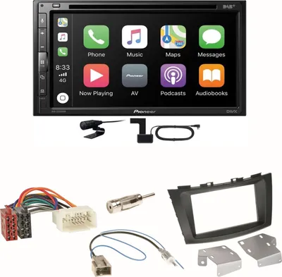 Produktbild von Pioneer AVH-Z5200DAB Android Auto Carplay Einbauset für Suzuki Swift Sport FZ NZ