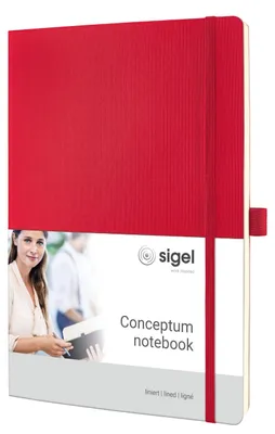 Immagine prodotto di sigel CO315 Notizbuch, 18,7x27cm, rot