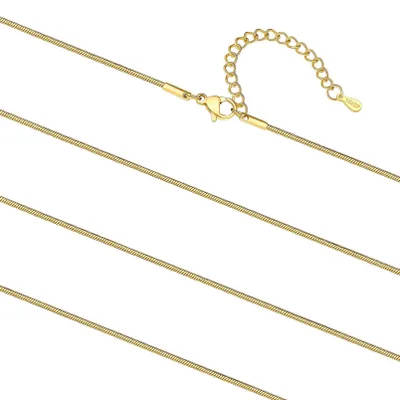 Immagine prodotto di Solidchoice - Collana a catena dorata in acciaio inossidabile, 65 cm
