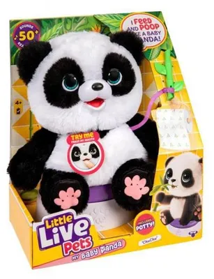 Produktbild von Moose Toys Little Live Pets My Baby Panda Chuchu, Spielzeug-Panda, 4 Jahr(e), Interaktiv, Mit Ton, AA