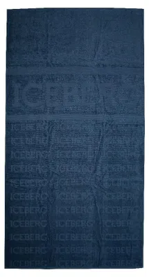 Produktbild von ICEBERG Strandtuch, Schwimmbad, Spa, Baumwollfrottee mit Beachwear-Logo, Stoff, 165 x 90 cm (ungefähr), Artikel ICE4MTW01, UNICA - ONE SIZE, Cotone 100%