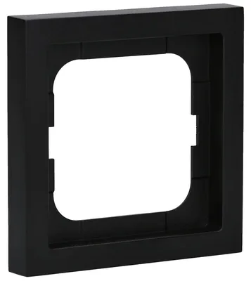 Produktbild von Busch-Jaeger 1721-885K future® linear-Abdeckrahmen 1-fach Rahmen (Kunststoff (lackiert)) Schwarz Matt future® linear 2CKA001754A4419