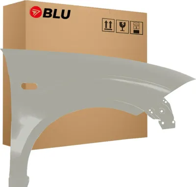 Image de BLU Aile Compatible avec Seat Altea 5P1/5P5 LS7N Droite Silber Grau Artico | 2004-2015 | Avant | Peint| Prêt à Monter | Acier