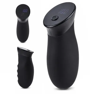 Produktbild von Digitaler Handkraftmesser mit LCD Display, Griffkraftmesser in kg/lb, ergonomischer Handtrainer für Hand, Finger & Unterarm, USB-C