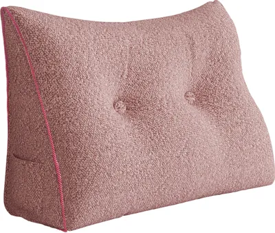 Image de Coussin de tête ergonomique en velours, coussin de lecture, coussin de dos, coussin de repos, coussin décoratif