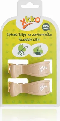 Produktbild von Kinderwagenklammern 2tlg. - Hellbraun