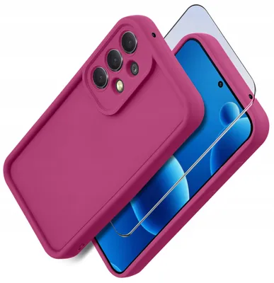 Zdjęcie produktu dla Etui Do Samsung A52 | A52S 5G Case Silikonowe Matowe + Szkło 9H
