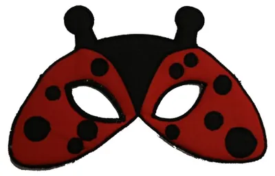Produktbild von Kinder Tiermaske Marienkäfer