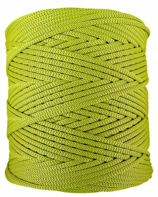 Produktbild von Zaplatani Flache Polyesterkordel Hellgrün 3mm 200m