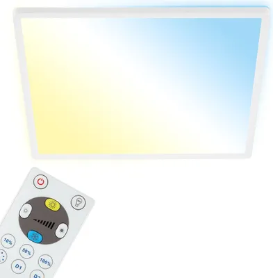 Produktbild von LED Panel Dimmbar Fernbedienung Ultraflach CCT 22 W weiß Kunststoff Briloner