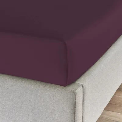 Produktbild von Traumschlaf Feinbiber Haustuch Bettlaken 220x260 cm beere