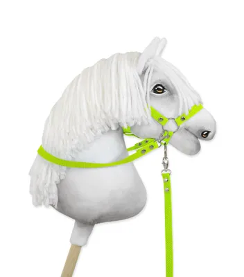 Obrázek produktu pro Wodze pro koně Hobby Horse - neónově zelené