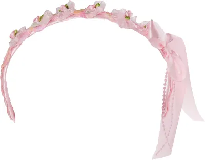 Produktbild von Blumen Haarreif rosa