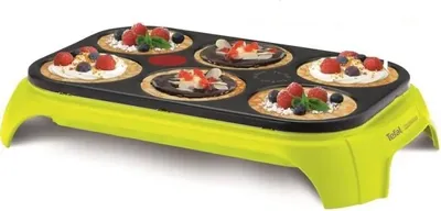 Obrázek produktu pro Tefal PY559312, 6 palačinka/palačinek, Černá, Zelená, 1000 W
