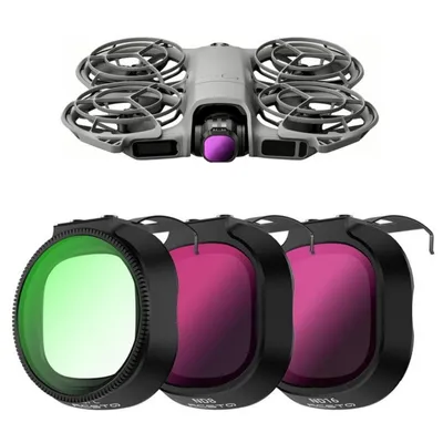 Produktbild von ND Filter Set für DJI Neo 2 – CPL ND8 ND16 Filter 3er Set HD Glas