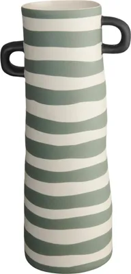 Produktbild von ASA rayu Vase grün gestreift 28cm