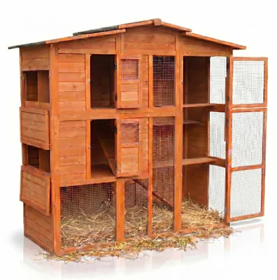 Immagine prodotto di Pollaio Mucola conigliera coniglio conigliera in legno gabbia per coniglio gabbia per pollame pollaio voliera piccoli animali conigliera XL