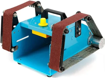 Zdjęcie produktu dla 950W Szlifierka tarczowa taśmowa Elektryczna szlifierka taśmowa Mini szlifierka dwuosiowa, 220V Szlifierka stołowa dwuosiowa Narzędzie do polerowania, 6000 obr