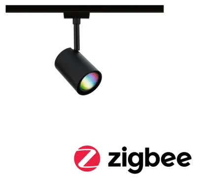 Obrázok produktu pre Paulmann Luxe, Bodové osvetlenie železnice, GU10, 1 žiaroviek, LED, 6500 K, Čierna