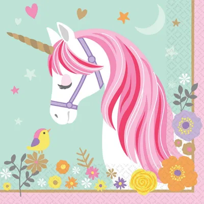 Immagine prodotto di Amscan Tovaglioli Unicorno 16 Pezzi
