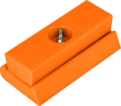 Produktbild von NEO TOOLS Schleifklotz 114x55x38 mm, aus Polypropylen, einfache Befestigung des Papiers mit Flügelmutter, mit einem Blatt Papier der Körnung 120 angeboten, zum Polieren, Schleifen, Glätten, Verputzen