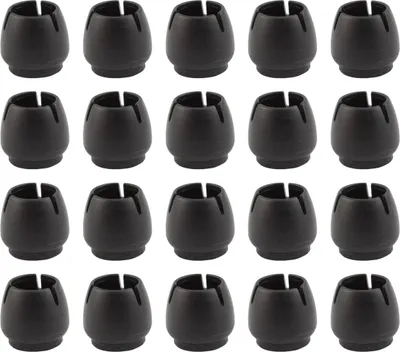 Produktbild von 20 Stück Stuhlbeinschoner, Silikon-Stuhlbeinkappen, Stuhlbeinabdeckungen, für runde Möbelbeine von 17–21 mm