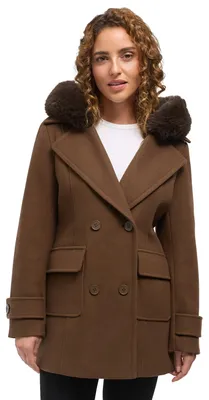Produktbild von Tazzio Damen Wintermantel F812 (Braun, S)
