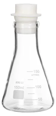 Image de Fiole conique en verre borosilicaté pour usage en laboratoire