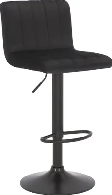 Produktbild von Barhocker HLO-CP231 Samt  schwarz