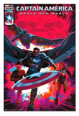 Produktbild von Captain America - Brave new World - Comic - Poster 61x91,5 cm