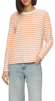 Produktbild von s.Oliver Gestreiftes Langarmshirt aus Baumwolljersey