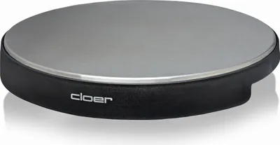 Warmhoudplaat mit Speicherstein, Ø 35 cm, 1000 W, schwarz