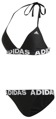 Produktbild von adidas Bikini Damen schwarz Triangel Bikini mit herausnehmbaren Polstern, Farbe:Rot, Größe:34