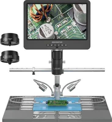 Obrázek produktu pro Digitální mikroskop, 10,1" obrazovka, zvětšení 2000x , AD249SM-Plus