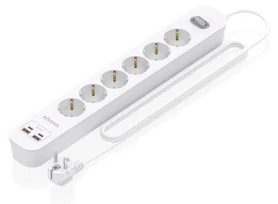 Obrázek produktu pro AISENS ASPS-2A2C16-W, 1,4 m, Vnitřní, Typ F, Typ F, 1,5 mm², Měď