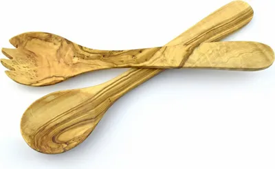 Produktbild von KeboLiv Salatbesteck Russisch 30 cm aus Olivenholz