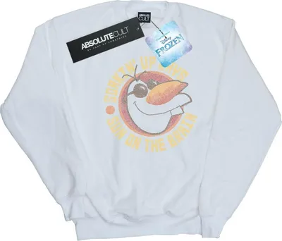 Produktbild von Disney - "Frozen Sun On The Brain" Sweatshirt für Damen BI19010 (XXL) (Weiß)