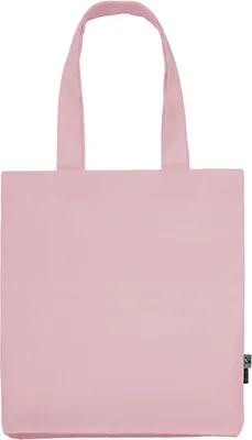 Produktbild von Neutral O90003 | Twill Bag / Einkaufstasche / Fairtrade- - Farbe: Light Pink - Größe: 38 x 42 x 7 cm