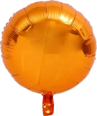 Produktbild von Folienballon rund, Orange, ca. 45 cm