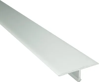 Produktbild von Alu T-Profil Übergangsschiene Übergangsprofil Laminat L90cm 27mm silber