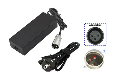 Immagine prodotto di PowerSmart 29,4 V 2,35 A Caricabatterie con connettore XLR a 3 poli per Pride Mobility (ricambio EA1065), Pride Revo