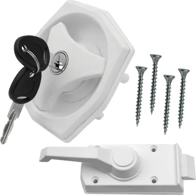 Produktbild von FAP Türschloss Schloss Türriegel Wohnwagen Wohnmobil Caravan Boot FF-System zwo weiß